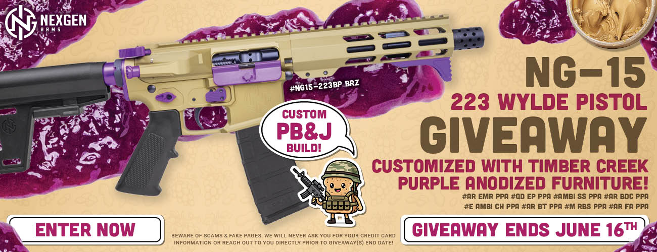 NexGen NG-15 PB&J - Giveaway
